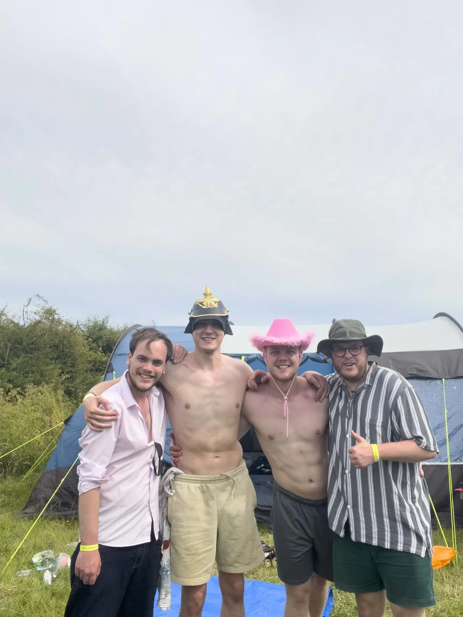 A group photo with Korben, Ryan, Blue and Toby
