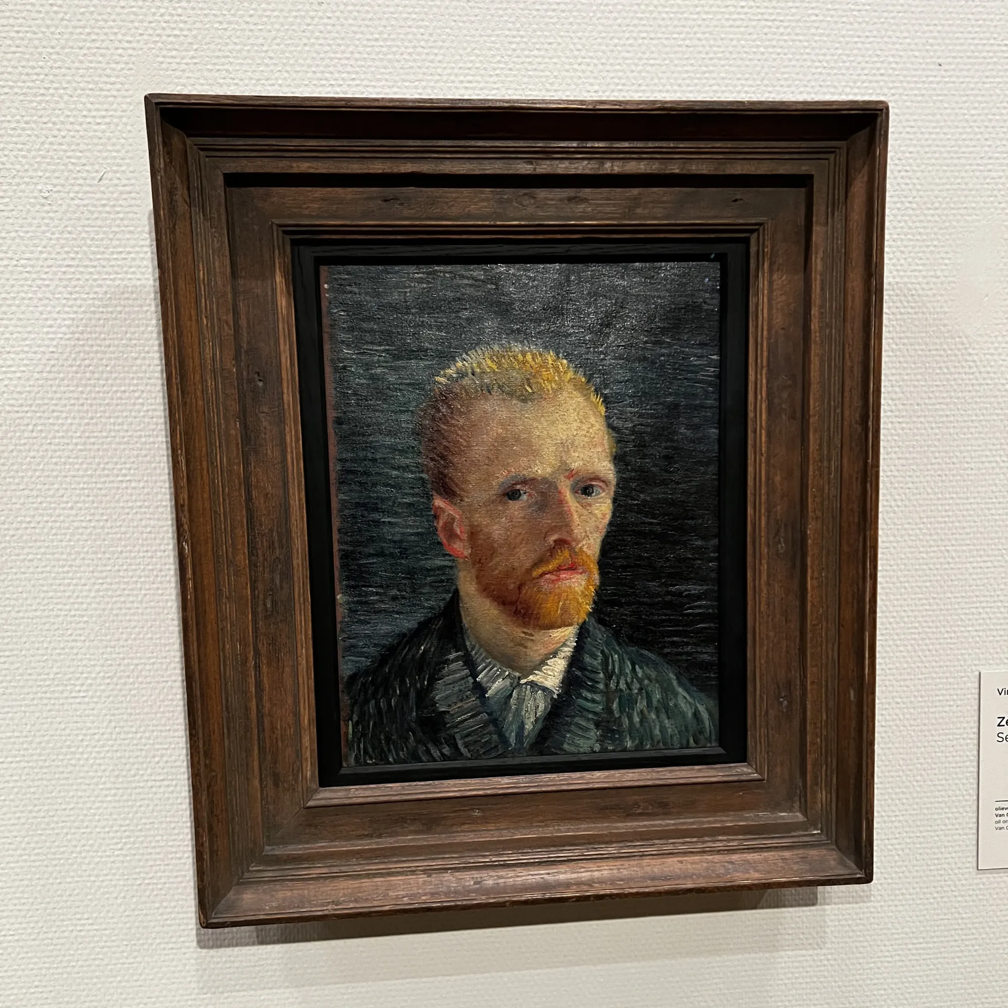 Gallery moment at the Van Gogh Museum in Amsterdam