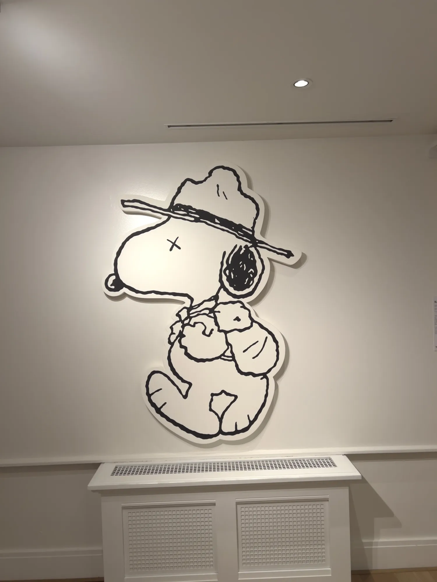 Moco Museum installation detail