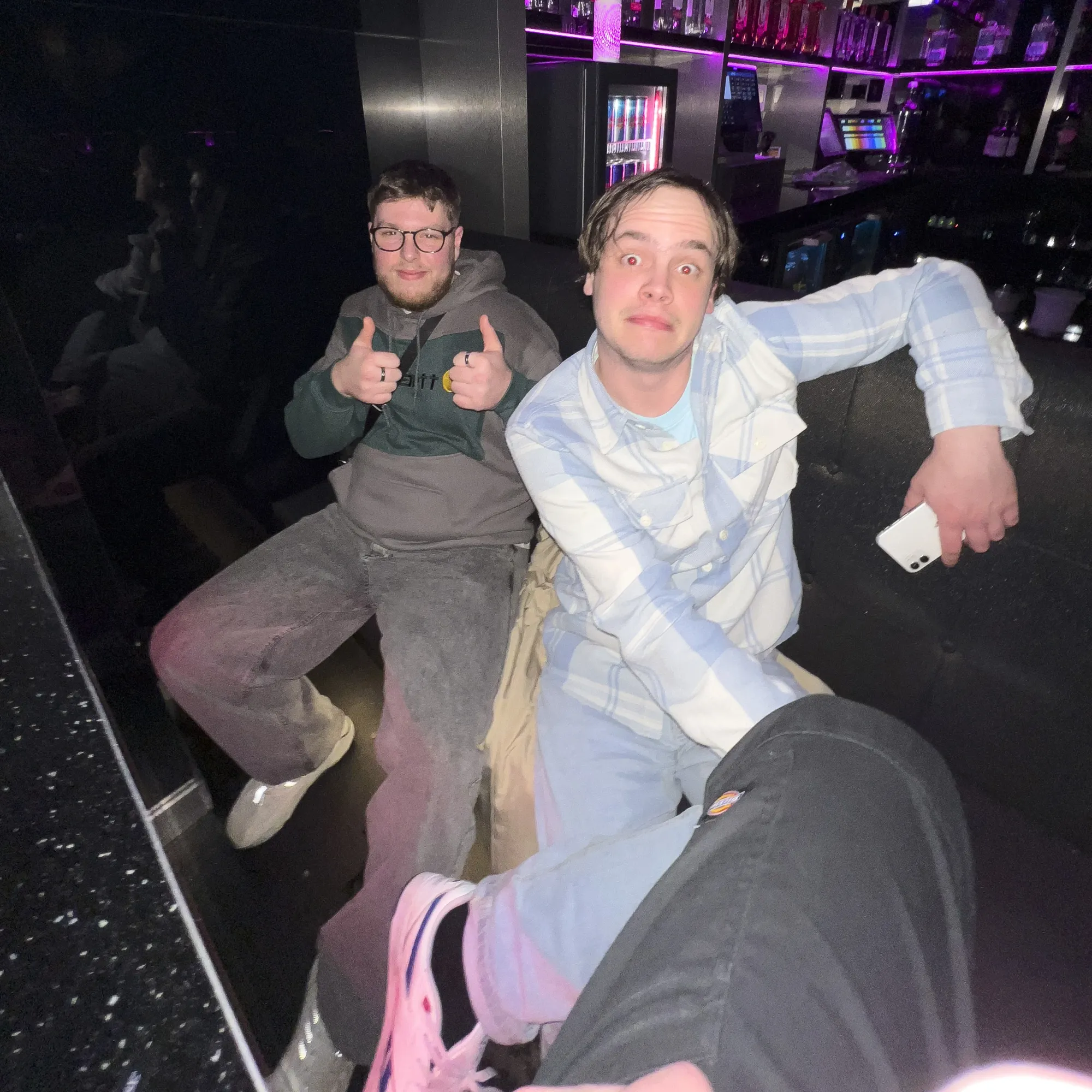 Inside a club during St Patrick’s Day