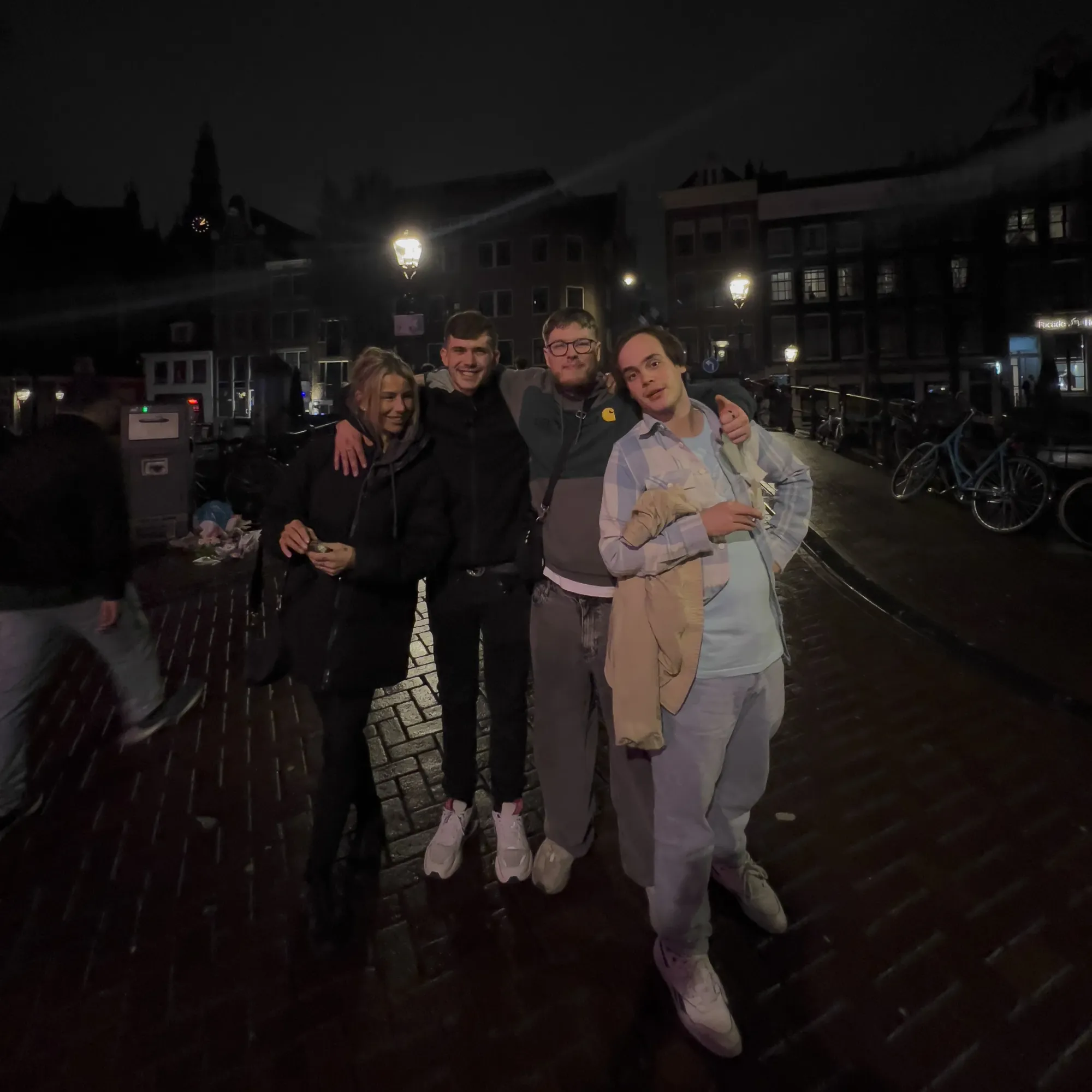 Making friends along the way in Amsterdam