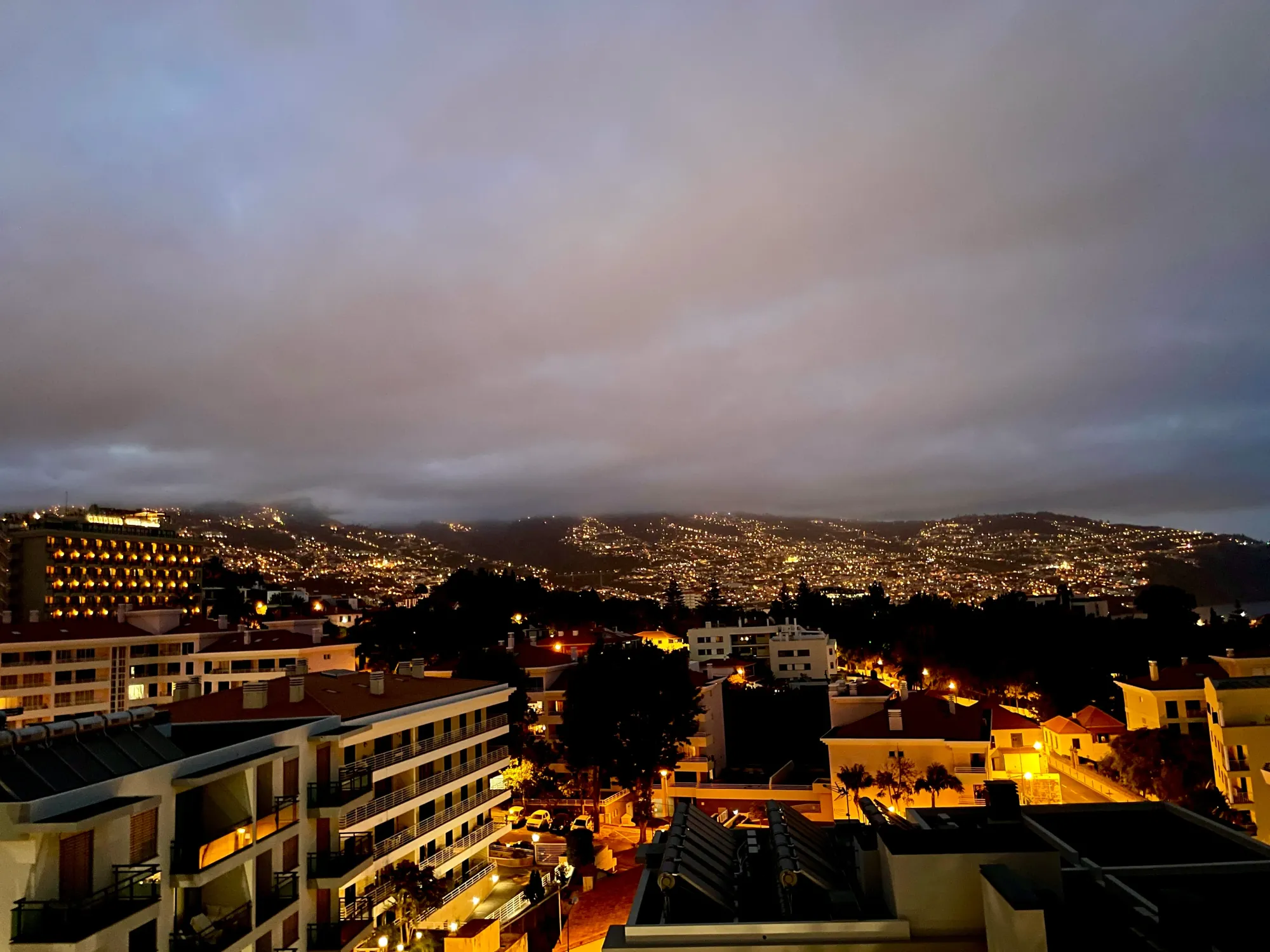 Night scenes in Funchal, Madeira